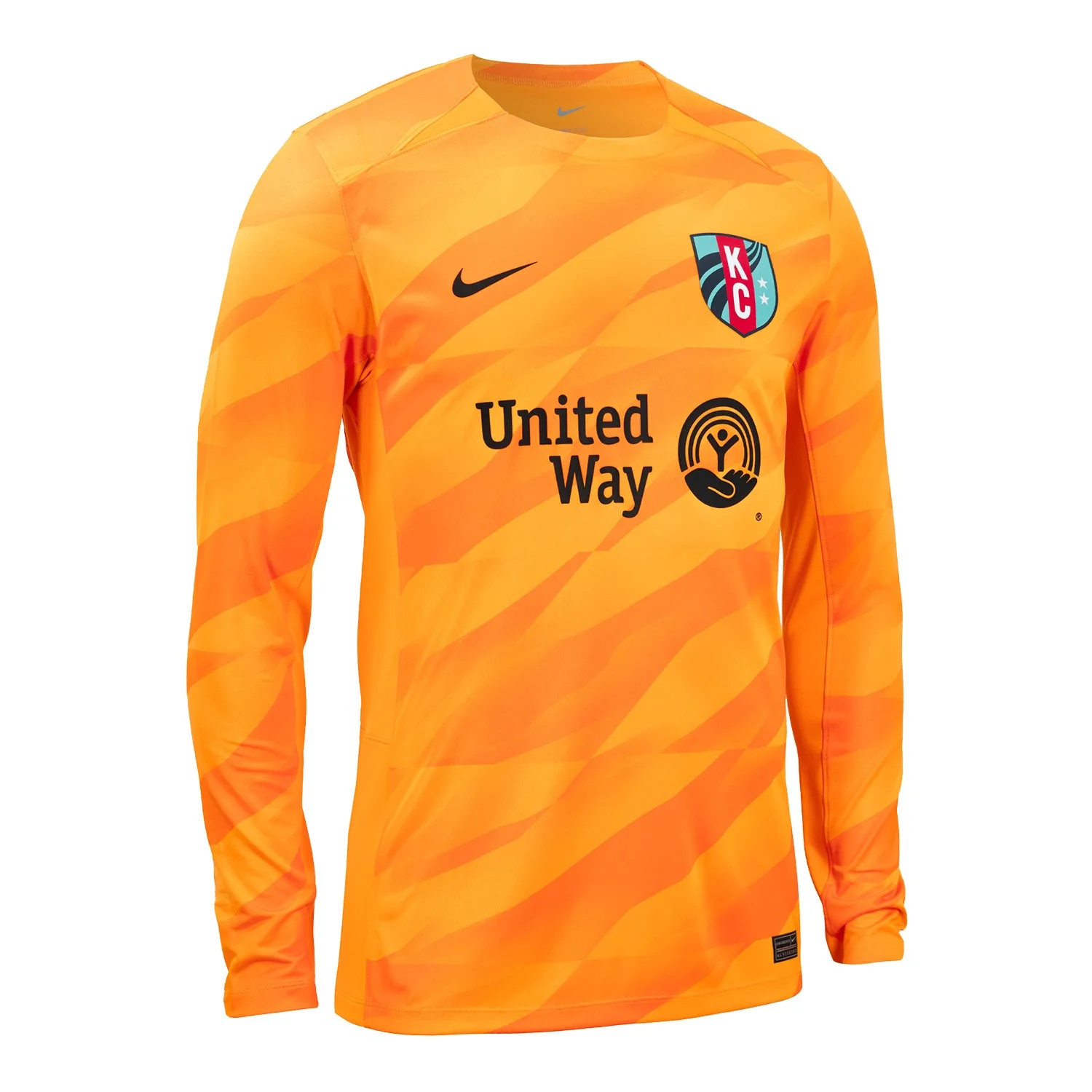 Unisex KC Current Nike 2024 Replica Orange Goalkeeper Jersey - Image 3